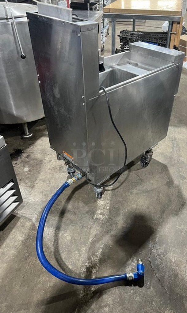WOW! Pitco Commercial Natural Gas Powered Pasta Cooker! Solstice Supreme Edition! All Stainless Steel! With Dormont Quick Disconnect Gas Hose! On Casters! 115V! Model: SSPG14 SN: G16BA008760! Working When Removed! - Image 12 of 12
