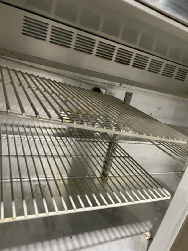 Beverage Air Commercial 2 Door Lowboy/Worktop Cooler! All Stainless Steel! On Casters! Model: UCR48A SN: 5405128 115V 60HZ 1 Phase! Working When Removed!  - Image 7 of 9