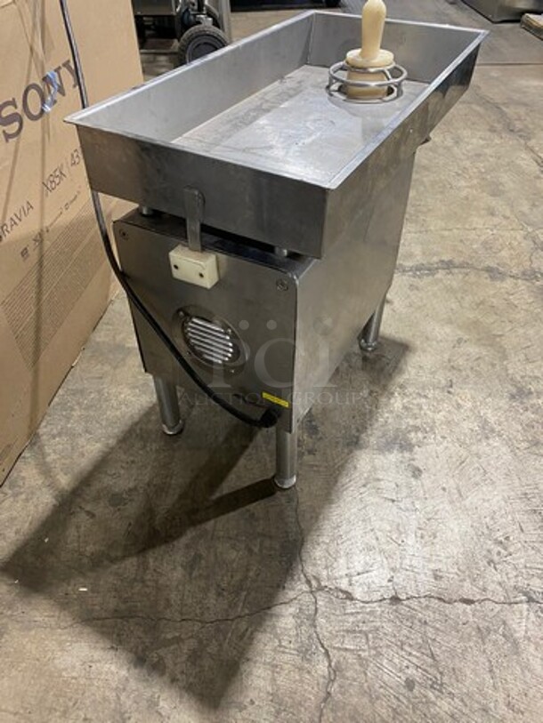 Thunderbird Commercial Electric Powered Meat Grinder! All Stainless Steel! On Legs! Model: TB500E SN: 2070926 220V 60HZ 1 Phase - Image 3 of 12