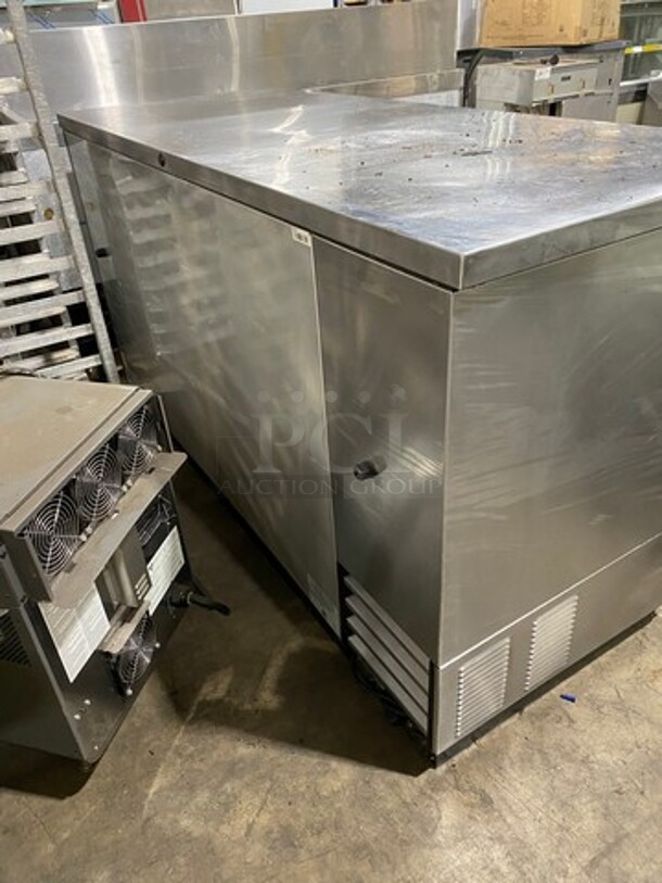 True Commercial 2 Door Bar Back Cooler! With Solid Doors! All Stainless Steel! Model: TBB3SHC SN: 9311069 115V 60HZ 1 Phase - Image 3 of 8