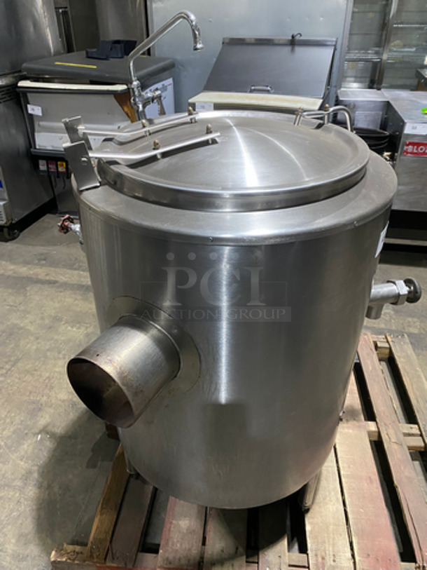 Groen Commercial Natural Gas Powered Jacketed Soup Kettle! All Stainless Steel! On Legs! Model: AH1E20 SN: 73564 120V 60HZ 1 Phase - Image 4 of 12