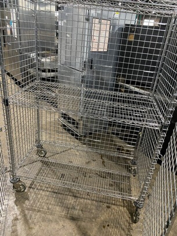 Eagle Mobile Chrome Security Cage! On Casters! - Image 6 of 7