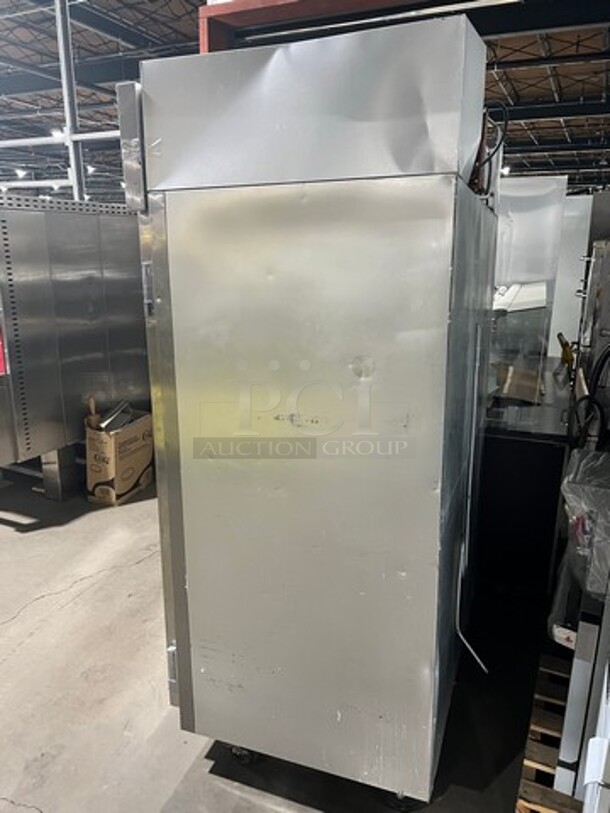Master Bilt Commercial 2 Door Reach In Freezer! With Poly Coated Racks! All Stainless Steel! On Casters! Model: IHC48 SN: PV496199 115/208/230V 60HZ 1 Phase - Image 2 of 11