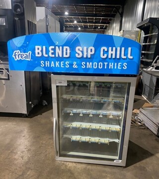 Minus Forty Commercial Single Door Freezer Merchandiser! With View Through Door! On Legs! Model: 11CSGFX1FR SN: 140336 115V 60HZ 1 Phase