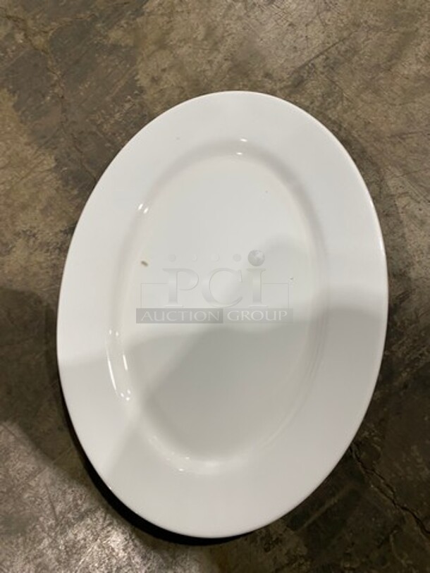 ALL ONE MONEY! Dauerhaft White Oval Porcelain Serving Plates! - Image 5 of 6