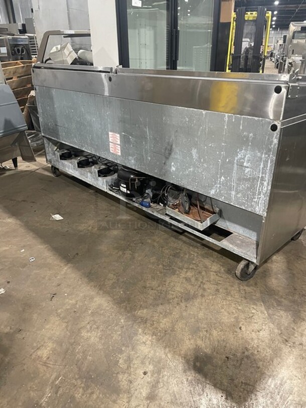 Nice All Stainless Steel SilverKing Pizza Prep table ! 115V 60HZ Model: SKPZ9201 Serial: SBCM145050B - Image 3 of 9