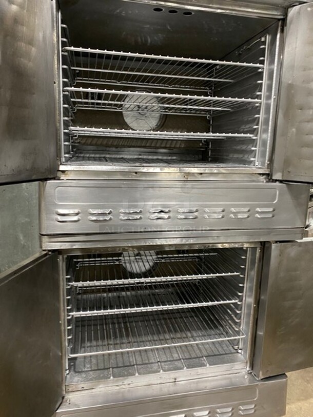 Blodgett Stainless Steel Commercial Gas-Powered Full-Size Convection Ovens w/ Solid Doors and Thermostatic Controls on Commercial Casters! 2 Times Your Bid Makes One Unit! - Image 5 of 9