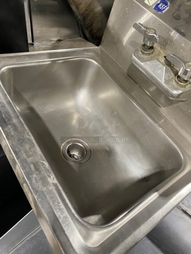 Regency All Stainless Steel Wall Mounted Hand Washing Sink!  - Image 4 of 8