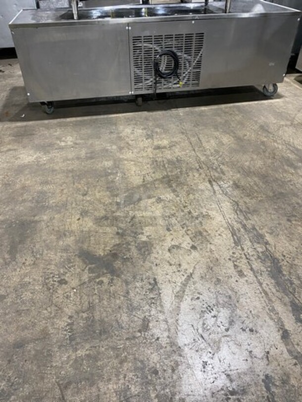 Commercial Refrigerated Chef Base! With 4 Drawer Storage Space! All Stainless Steel! On Casters! Model: COMP84 SN: 50910002 - Image 3 of 9