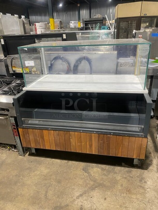 WOW! Structural Concepts Commercial Open Grab-N-Go Display Case Merchandiser! With Top Dry Display Case Merchandiser! With Rear Access Doors! - Image 1 of 6