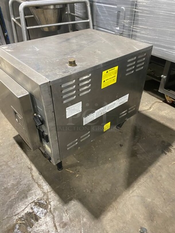 SWEET! Cleveland Electric Powered Countertop Steamer! All Stainless Steel! On Legs! Model: 21CET8 SN: 1106230001025 208V 60HZ 3 Phase - Image 3 of 8