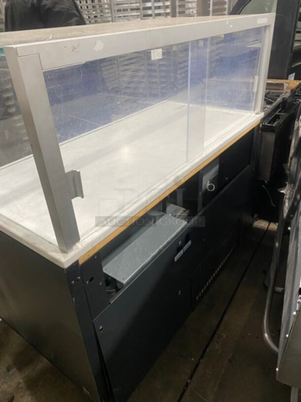 WOW! Structural Concepts Commercial Open Grab-N-Go Display Case Merchandiser! With Top Dry Display Case Merchandiser! With Rear Access Doors! - Image 3 of 6