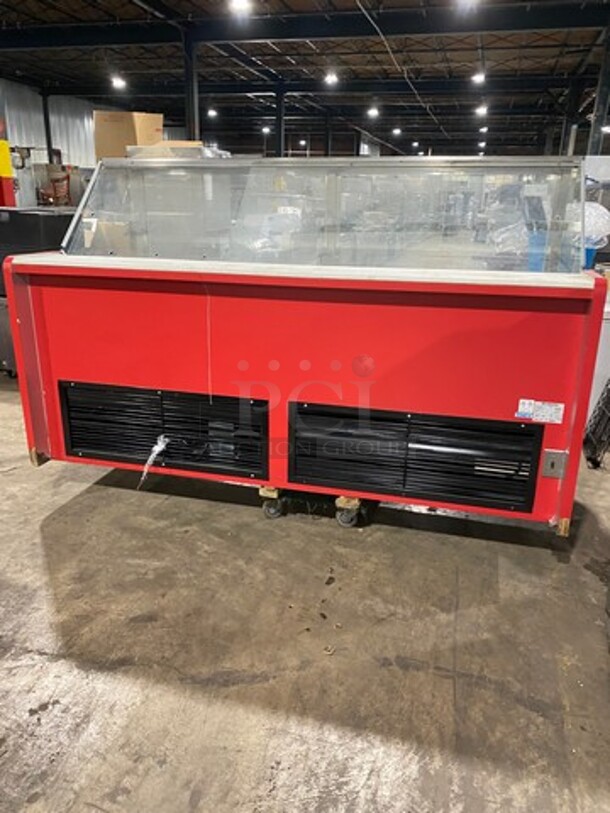 RPI Commercial Refrigerated Deli/ Bakery Display Case Merchandiser! With Straight Front Glass! With Rear Access Doors! With Commercial Cutting Board! Model: SCXMD96RM3 SN: 09186482 115/208/230V - Image 3 of 9