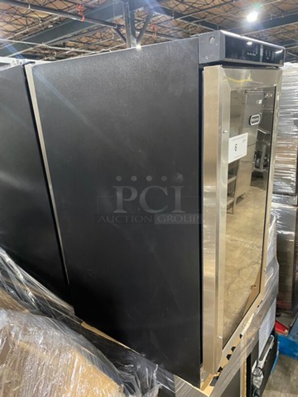 NEW! OUT OF THE BOX! SCRATCH-N-DENT! Whynter Single Door Wine Bottle Cooler/Chiller! With View Through Door! With Wooden Wine Racks! Model: BWR33SD 115V - Image 2 of 8