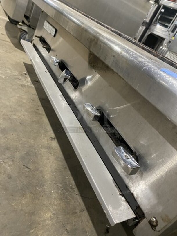 RADIANCE ALL STAINLESS STEEL Heavy Duty Commercial Natural Gas Powered CHAR GRILL!   - Image 6 of 7