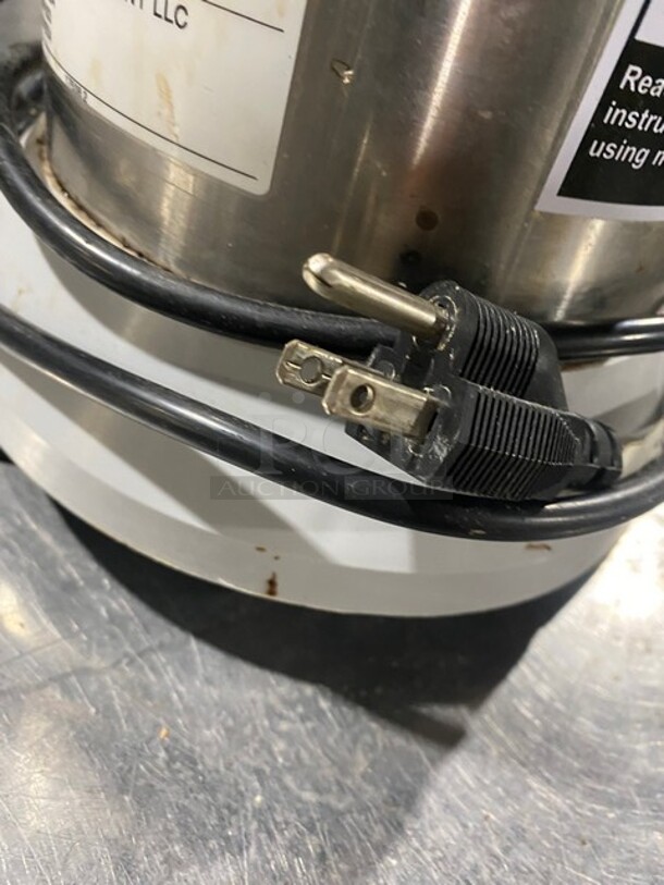 LATE MODEL! 2018 Skyfood Commercial Countertop Citrus Juicer! Stainless Steel Body! Model: EX SN: 175382001291 110V - Image 5 of 5