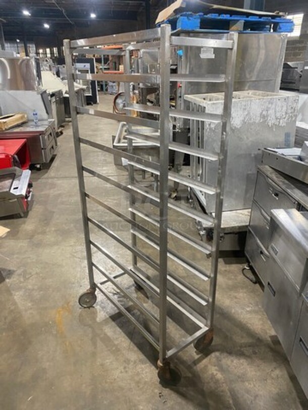 Metal Commercial Pan Transport Rack! On Casters! - Image 2 of 5