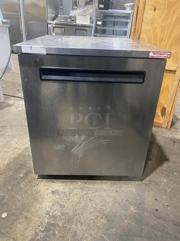 Delfield Commercial Single Door Lowboy/Worktop Cooler! All Stainless Steel! Model: 406STAR2 SN: 1205152000463 115V 60HZ 1 Phase - Image 1 of 10