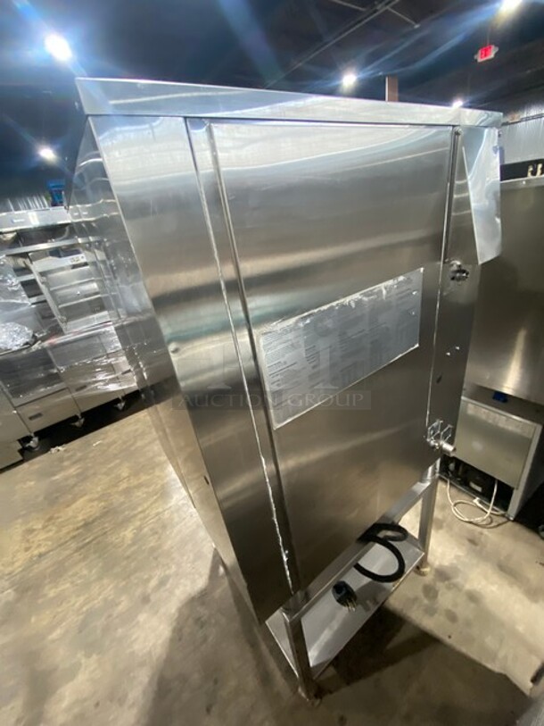 Sweet! Late Model 2016 Alto Shaam Commercial Electric Powered Combitherm Convection Oven! With Underneath Storage Space! All Stainless Steel! On Legs! Working When Removed! - Image 4 of 12