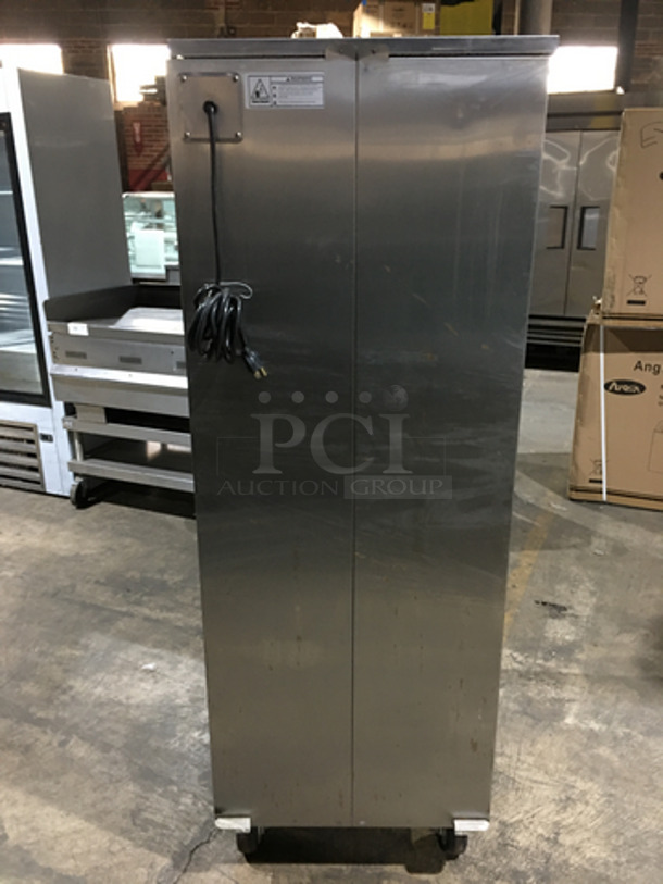 FABULOUS! 2015 FWE Split Door Insulated Warming Cabinet! Holds Full Size Trays! All Stainless Steel! On Casters!  Model: TST-16-CHP SN: 154344901 120V 1 Phase - Image 4 of 8