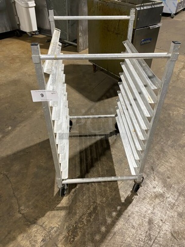 Metal Commercial Pan Transport Rack! On Casters! - Image 1 of 6