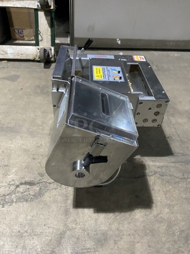 Nice! 2006 La Monferrina Commercial Countertop Pasta Dough Sheeter! All Stainless Steel! Model NINA Serial 06N093! 220V! - Image 4 of 8