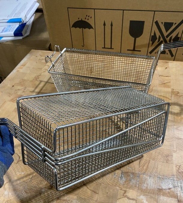 Brand New Stainless Steel Frying Baskets! 2x Your Bid! - Image 4 of 7