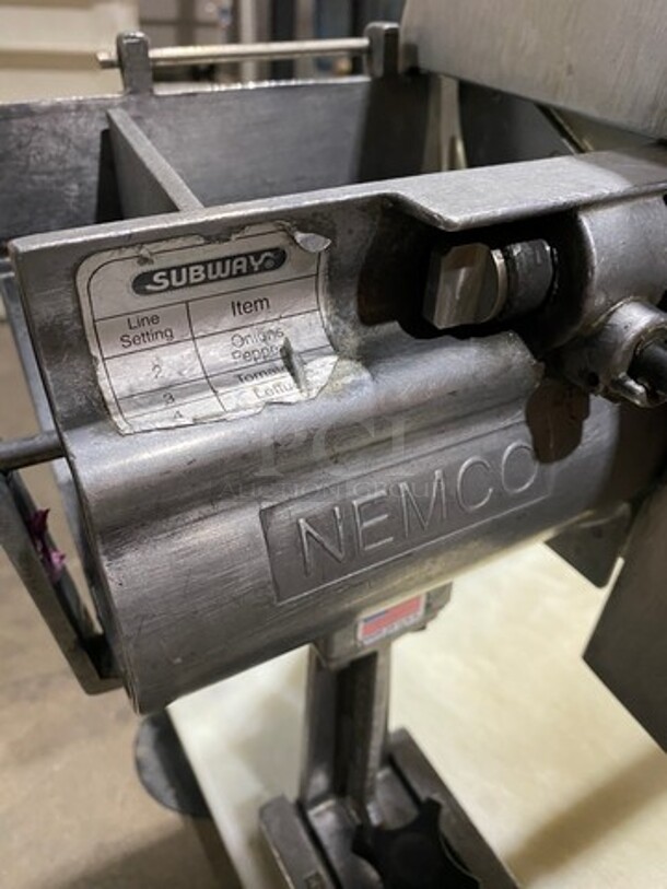 Nemco Commercial Vegetable Slicer/ Cutter Attachment! On Commercial Cutting Board! - Image 8 of 9