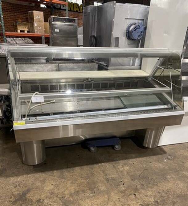 Federal Industries Commercial Refrigerated Deli Display Case! With Commercial Cutting Board! All Stainless Steel Body! Model: SQ6CB SN: 07103046630 120V 60HZ 1 Phase - Image 1 of 7