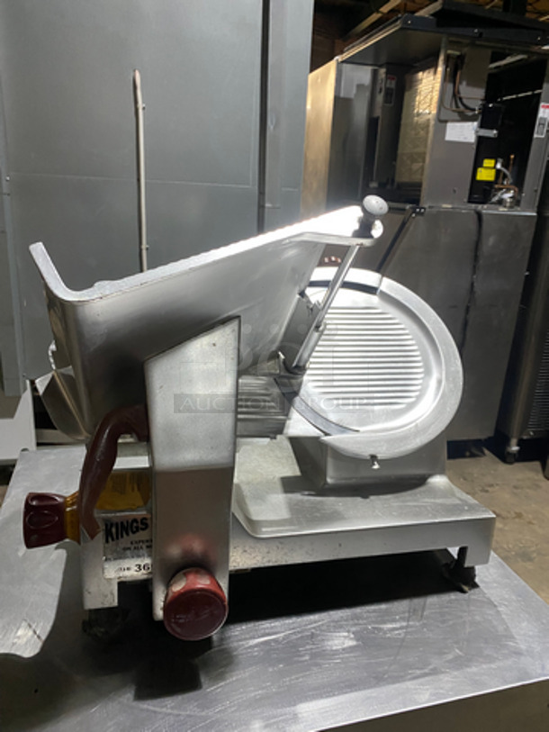 Fleetwood Commercial Countertop Stainless Steel Semi-Automatic 12 Inch Deli/Meat Slicer! 115V 1 Phase - Image 2 of 7