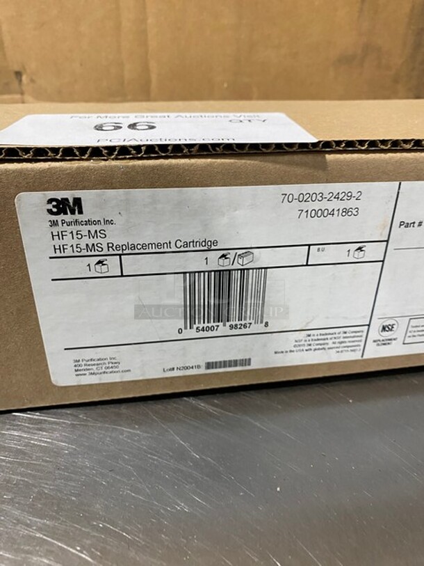 IN THE BOX! 3M Replacement Cartridge for BREW115-MS Coffee Machine Water Filtration System! Model HF15MS Serial 054007982678! - Image 2 of 3
