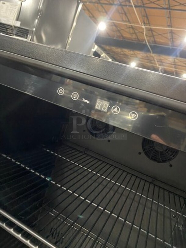 NEW! OUT OF THE BOX! SCRATCH-N-DENT! Whynter Single Door Wine Bottle Cooler/Chiller! With View Through Door! With Racks! 34 Wine Bottle Capacity! Model: FWC1201BB 115V - Image 7 of 9