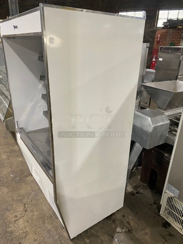 Custom Cool Commercial Refrigerated Open Grab-N-Go Display Case! With Shelves! All Stainless Steel! - Image 3 of 8