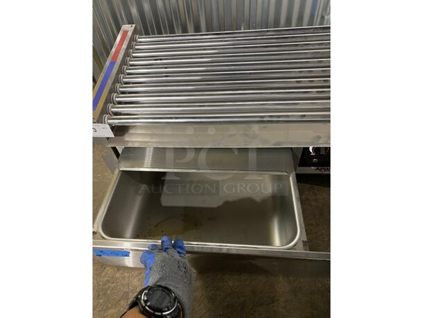 APW Wyott Commercial Countertop Hot Dog Roller Grill! All Stainless Steel! Model HR50SBW Serial 8205917080002! 120V 1Phase! - Image 5 of 8