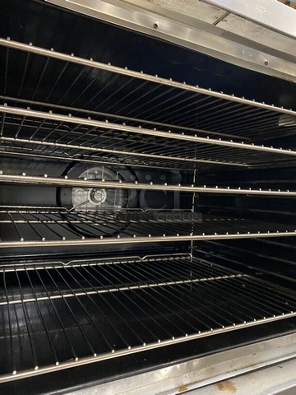 Blodgett Commercial Electric Powered Double Deck Convection Oven! With View Through And Solid Doors! Metal Oven Racks! All Stainless Steel! On Casters! 2x Your Bid Makes One Unit! - Image 6 of 9