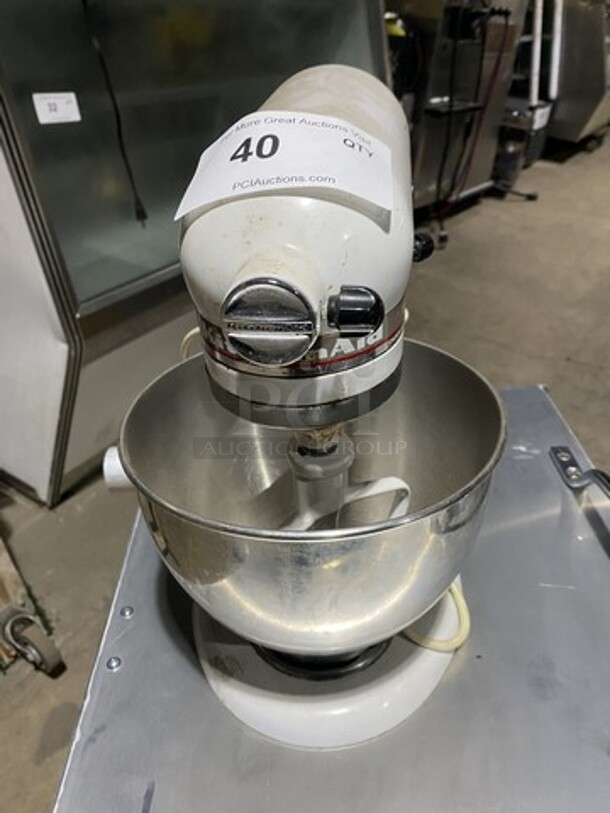 Kitchen Aid Counter Top Planetary Mixer! Model KSM90! With Bowl & Paddle! 115V 1 Phase!  - Image 1 of 8