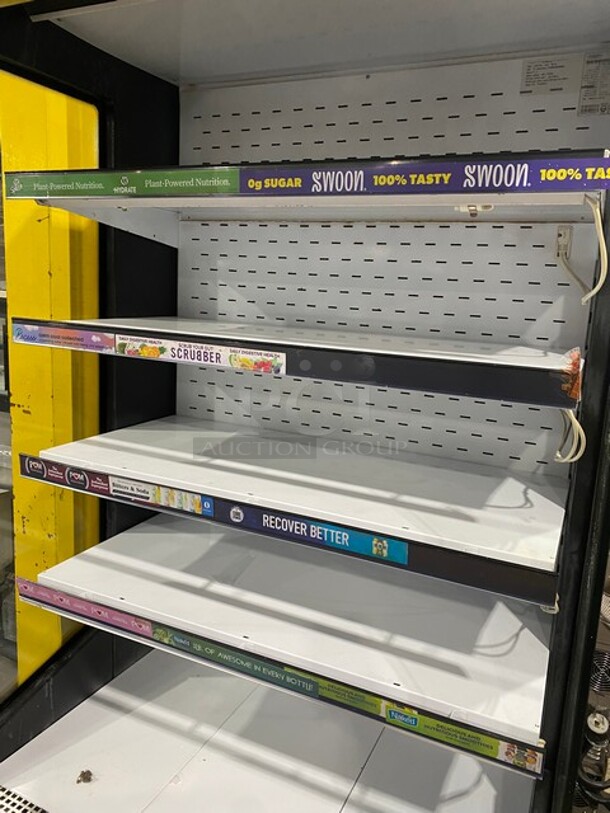 Universal Coolers Commercial Refrigerated Grab-N-Go Open Case Merchandiser! SN: NS139194 115V  - Image 5 of 7