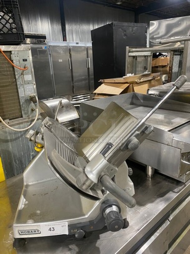Hobart Commercial Countertop Deli/ Meat Slicer! All Stainless Steel! Model: 2812 SN: 561172365 120V 60HZ 1 Phase - Image 1 of 8