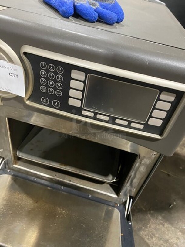 LATE MODEL! 2017 Turbo Chef Commercial Countertop Rapid Cook Oven! On Small Legs! Model: NGO SN: NGOD31108 208/240V 60HZ 1 Phase - Image 6 of 7