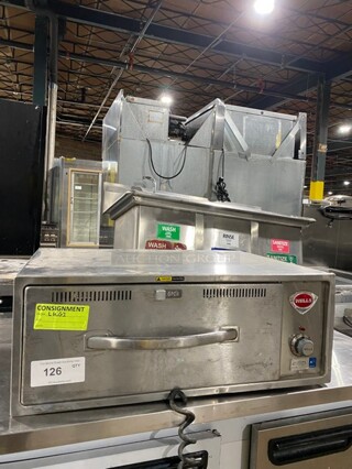 Wells Stainless Steel Commercial Countertop Warming Drawer! MODEL RW1HD SN:3900 120V