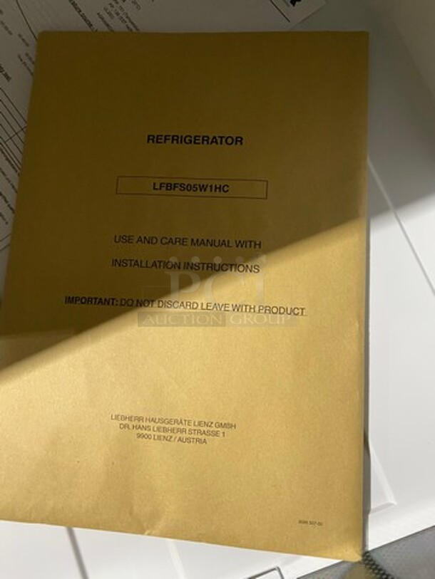 NICE! SCRATCH-N-DENT! Liebherr Commercial Undercounter/ Countertop Single Door Freezer! With Poly Shelves! Model: LFBFS05W1HC SN: 840290067 115V - Image 8 of 11