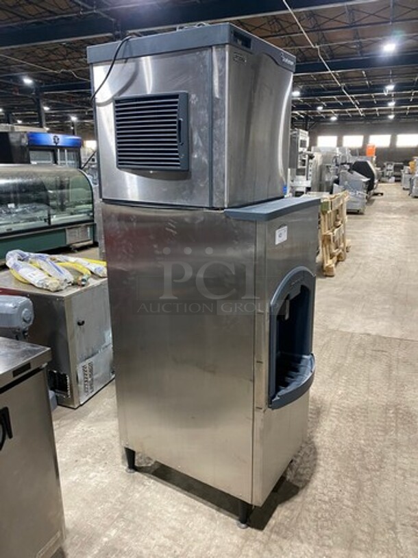 Scotsman Commercial Ice Maker Machine! With Commercial Ice Bin! All Stainless Steel! Legs! Model: C0322MA1A SN: 08091320012692 115V 60HZ 1 Phase - Image 4 of 10