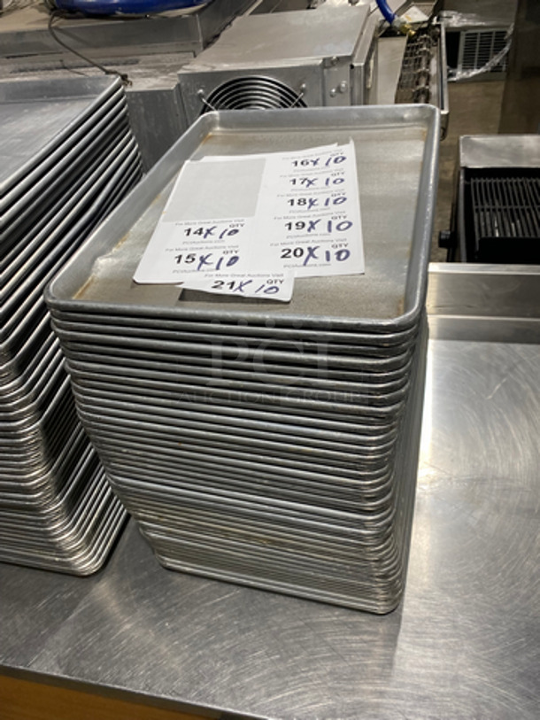 Commercial Use Half Size Baking Sheets! 10x Your Bid!