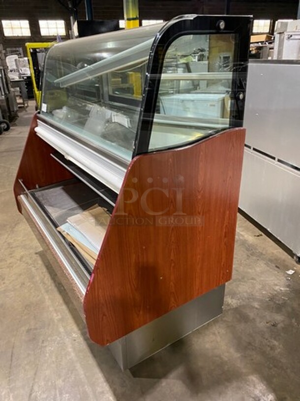 COOL! Kinco Commercial Refrigerated Open Grab-N-Go Display Case Merchandiser! With Front Cover! With Top Refrigerated Closed Display Case Merchandiser! With Rear Access Doors! 220V 60HZ 1 Phase - Image 2 of 10