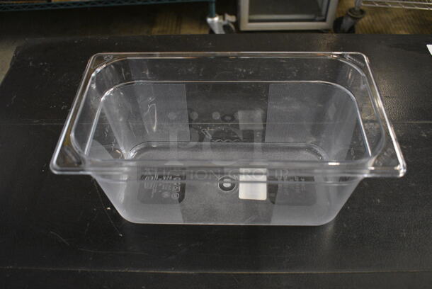 3 Box of BRAND NEW 6 Rubbermaid Clear Poly 1/3 Size Drop In Bins. 1/3x6. 3 Times Your Bid!