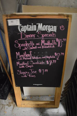 A Frame Sidewalk Sign. 24x3x48. (kitchen)