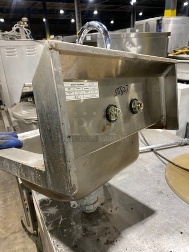 Eagle All Stainless Steel Hand Washing Sink! With Faucet And Handles! - Image 4 of 7