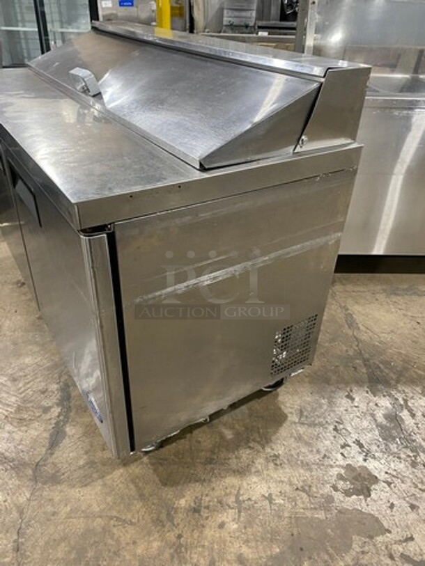 Atosa Commercial Refrigerated Sandwich Prep Table! With 2 Door Underneath Storage Space! Poly Coated Racks! All Stainless Steel! On Casters! Model: MSF8303 SN: MSF8303151119C4014 - Image 2 of 9