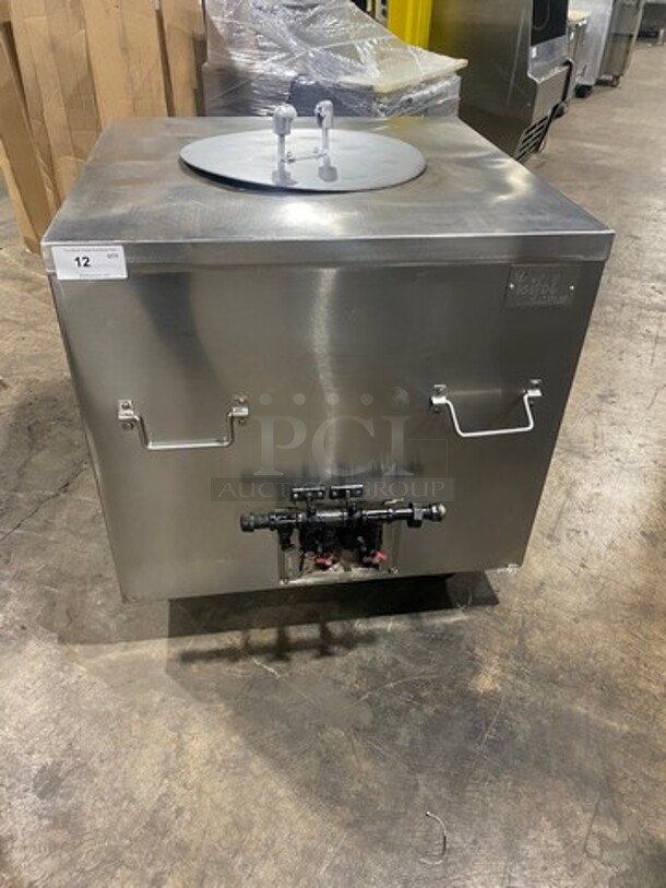 NICE! Sifol Commercial Gas Powered Tandoor Oven! With Lid! Solid Stainless Steel! - Image 1 of 8
