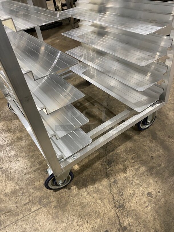 Channel Metal Commercial Pan Transport Rack! Model AUR12 Serial 835384004067! On Casters! - Image 4 of 5